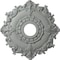 Ekena Millwork Riley Ceiling Medallion (Fits Canopies up to 4 5/8"), 18"OD x 3 1/2"ID x 1 1/2"P, Primed White CM18RL - alternate 1